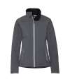 410F Russell Athletic Ladies Bionic Soft Shell Jacket Iron colour image